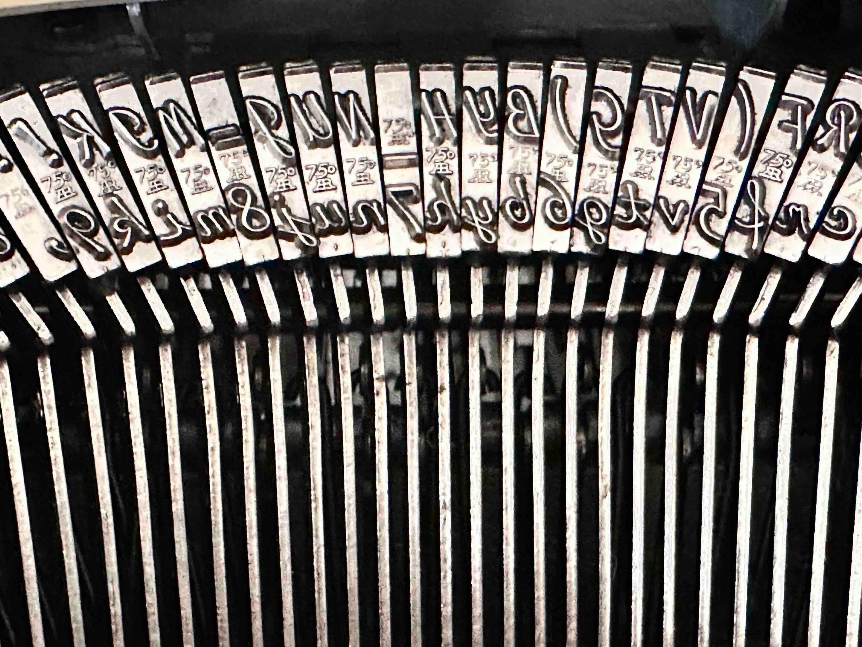 RARE Cursive Adler Tippa Typewriter with Qwerty Layout, 1969, Made in Western Germany, Fully Functional