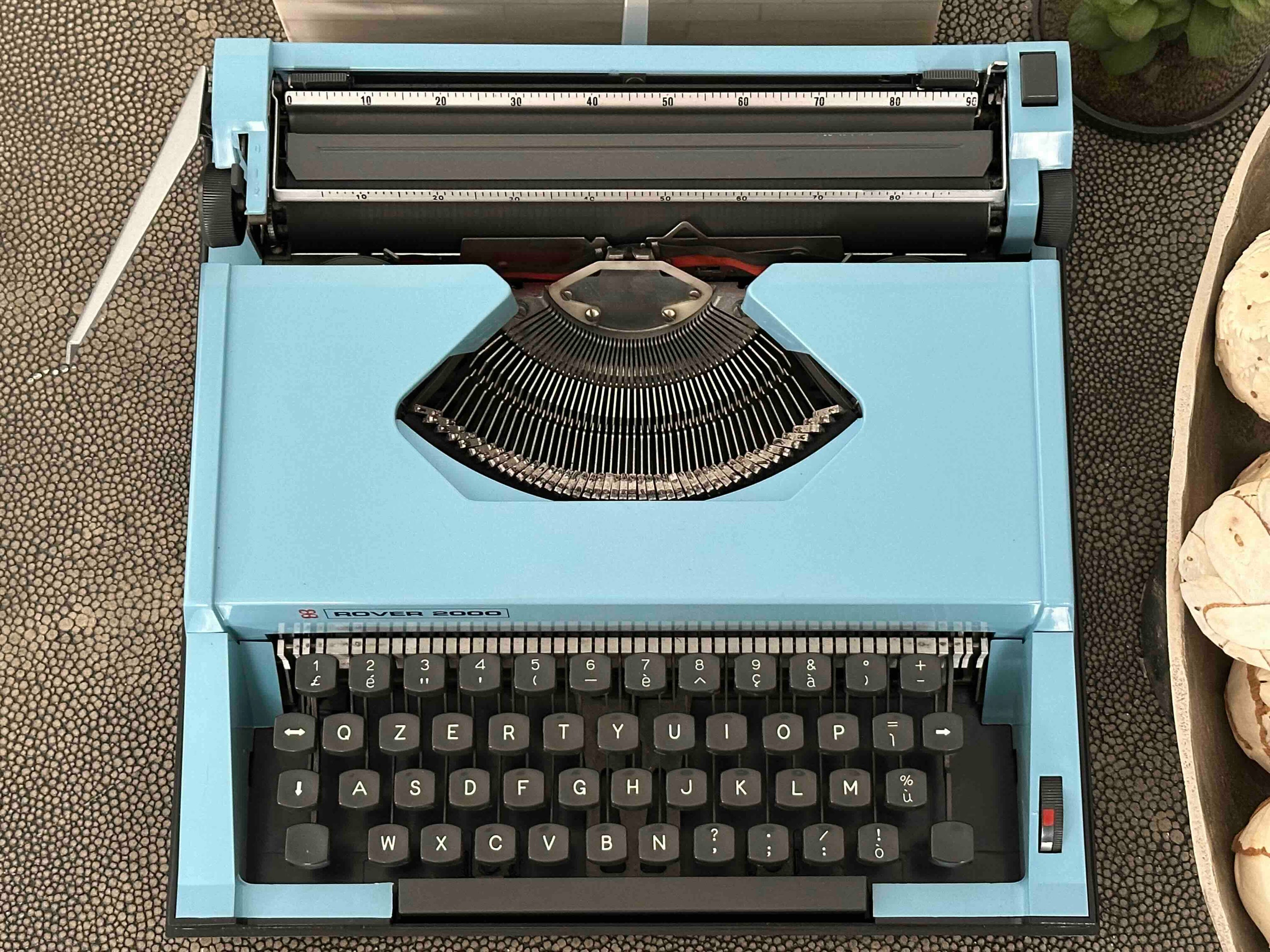 IMC Rover 2000 Typewriter with Qzerty Layout, 1980s, Fully Functional