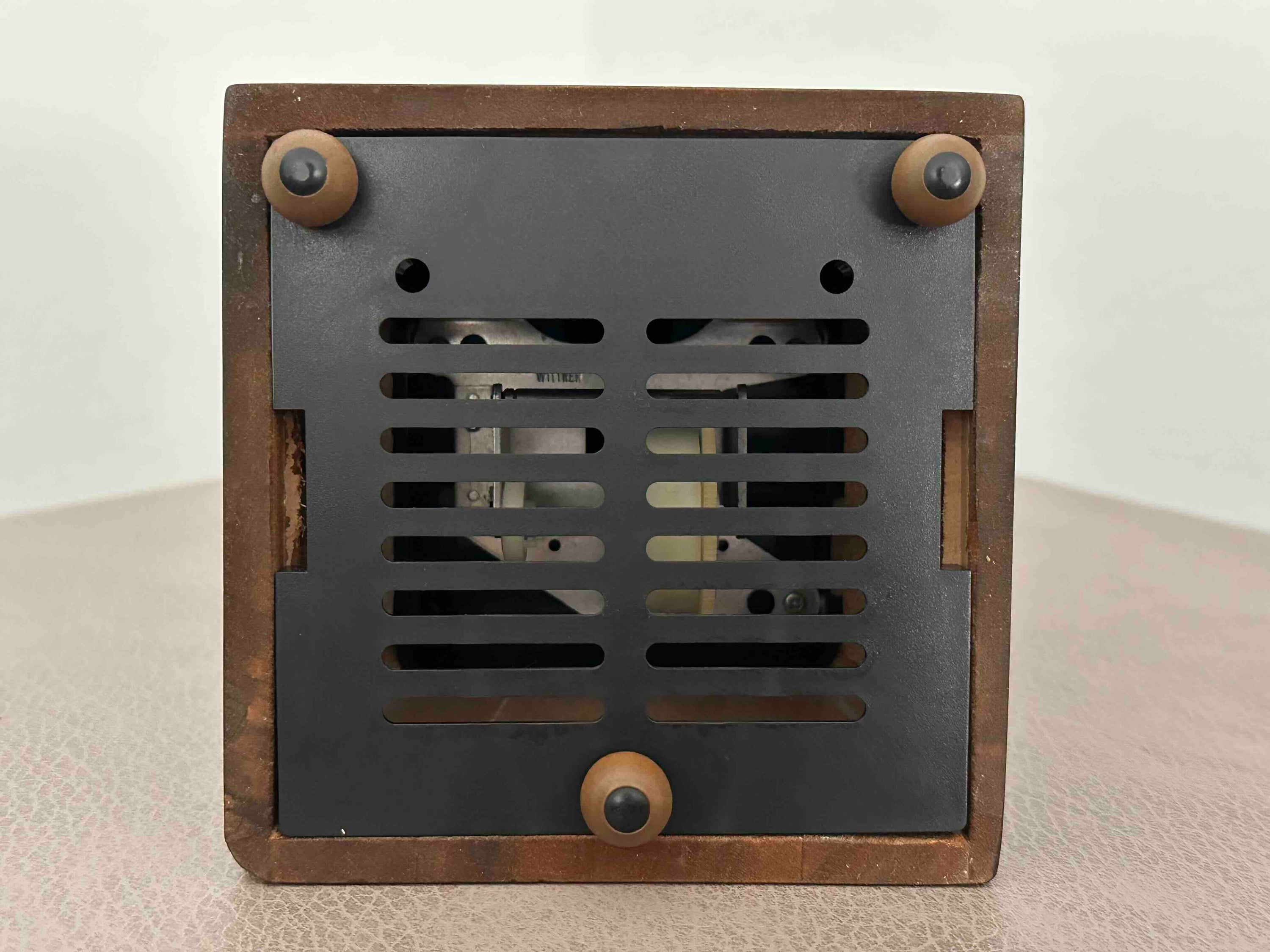 Vintage German Wittner Metronome, 1980s, Solid Wood Case, Mechanical Wind-Up, Fully Functional