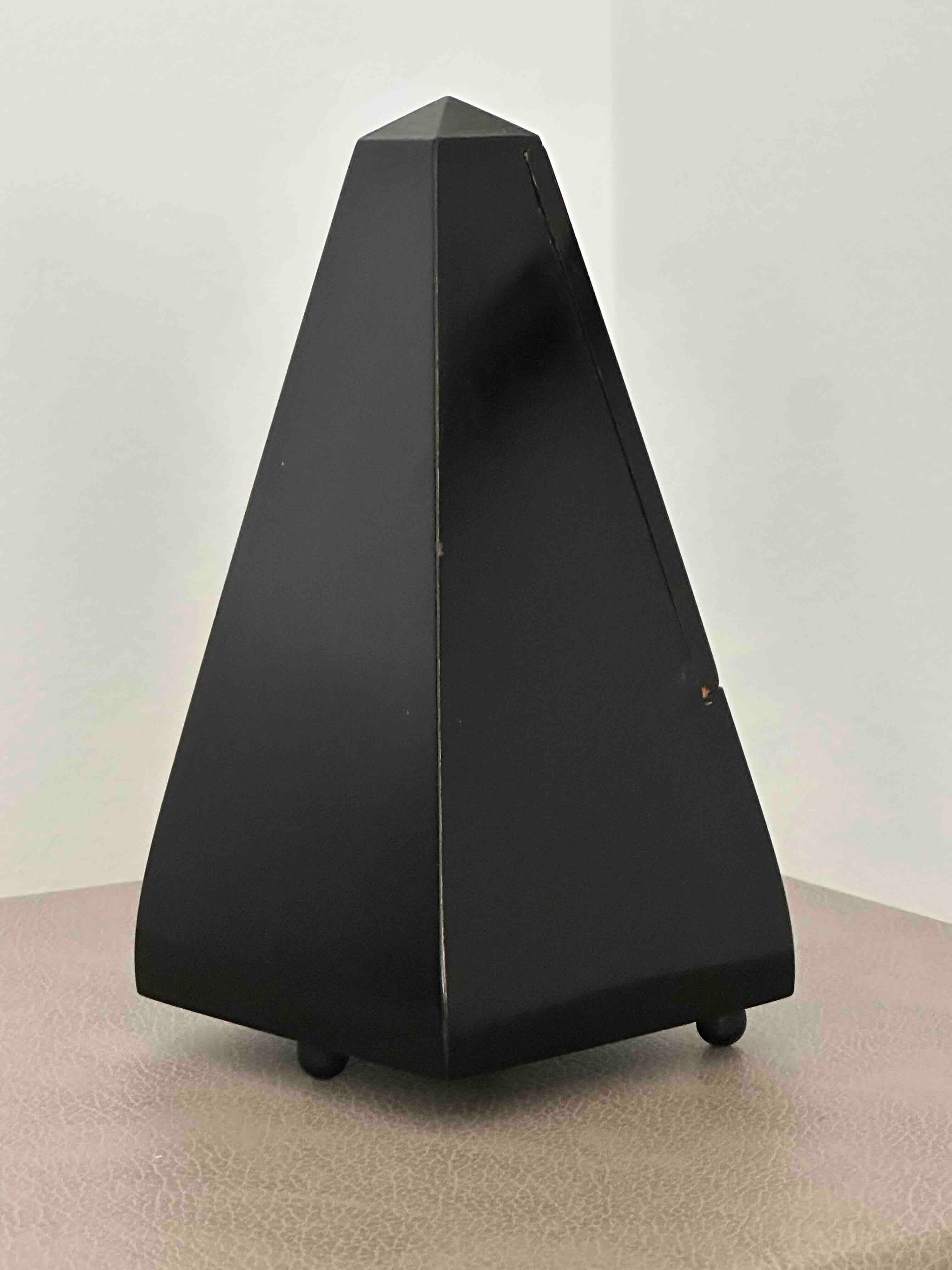 Vintage German Wittner Metronome, 1950s, Solid Wood Case, Mechanical Wind-Up, Fully Functional