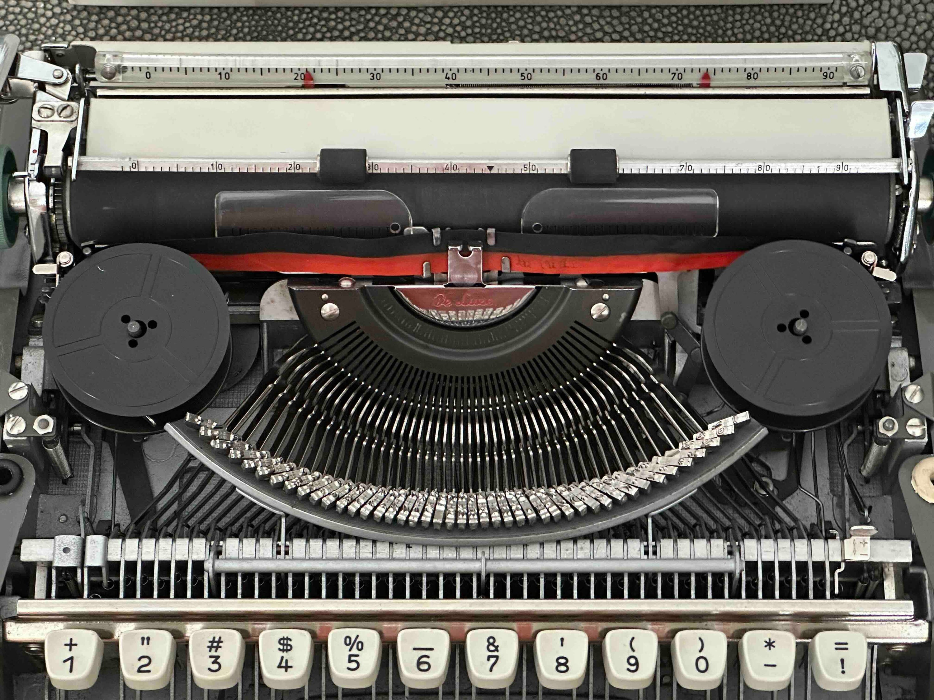 RARE Cursive Olympia SF De Luxe Typewriter, Qwerty Layout, 1963, Fully Functional