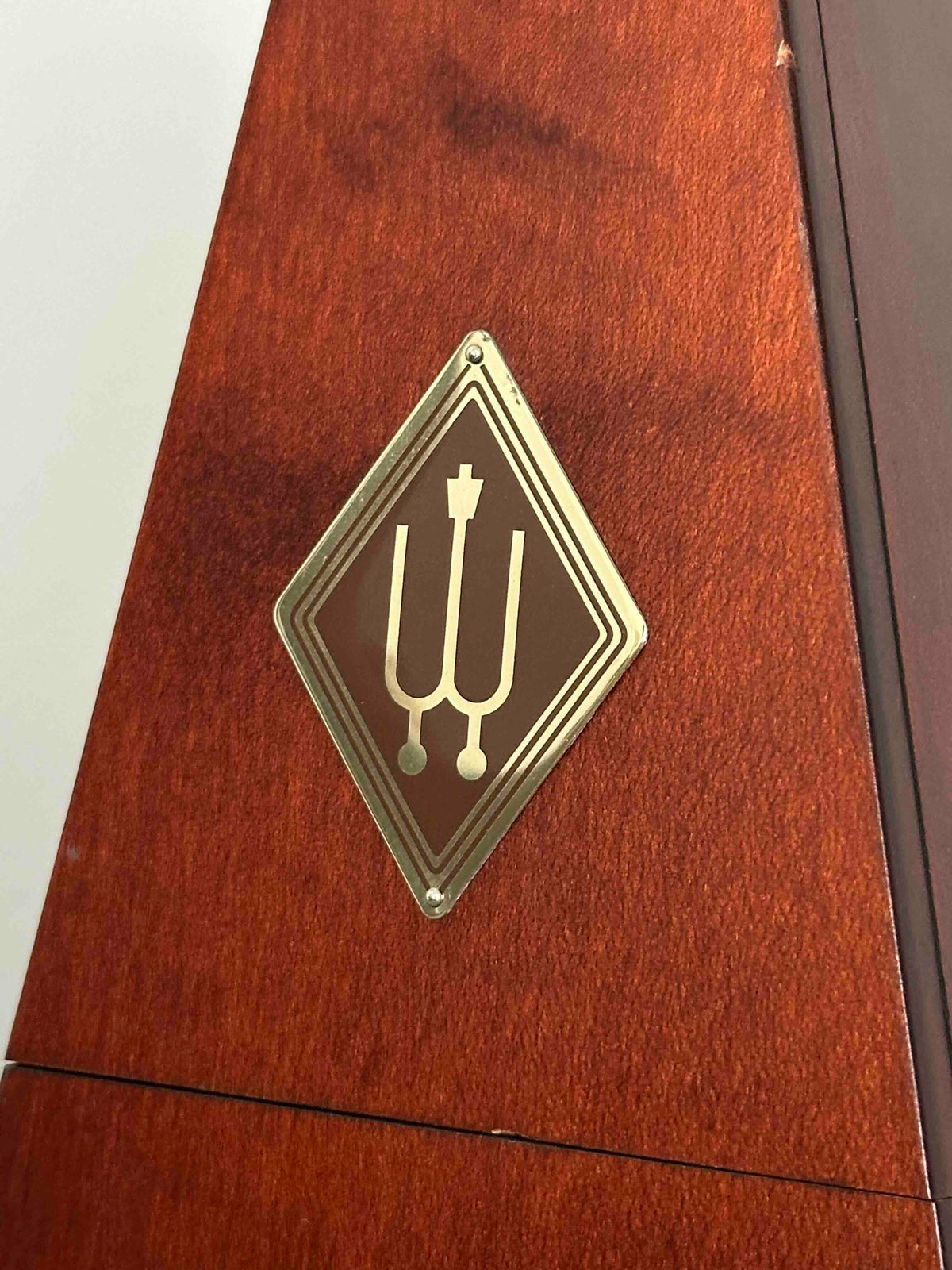 Vintage German Wittner Metronome, 1980s, Solid Wood Case, Mechanical Wind-Up, Fully Functional