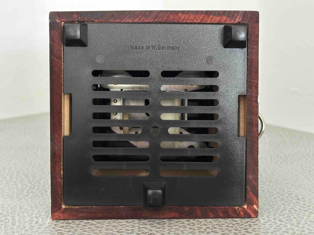 Vintage German Wittner Metronome, 1980s, Solid Wood Case, Mechanical Wind-Up, Fully Functional