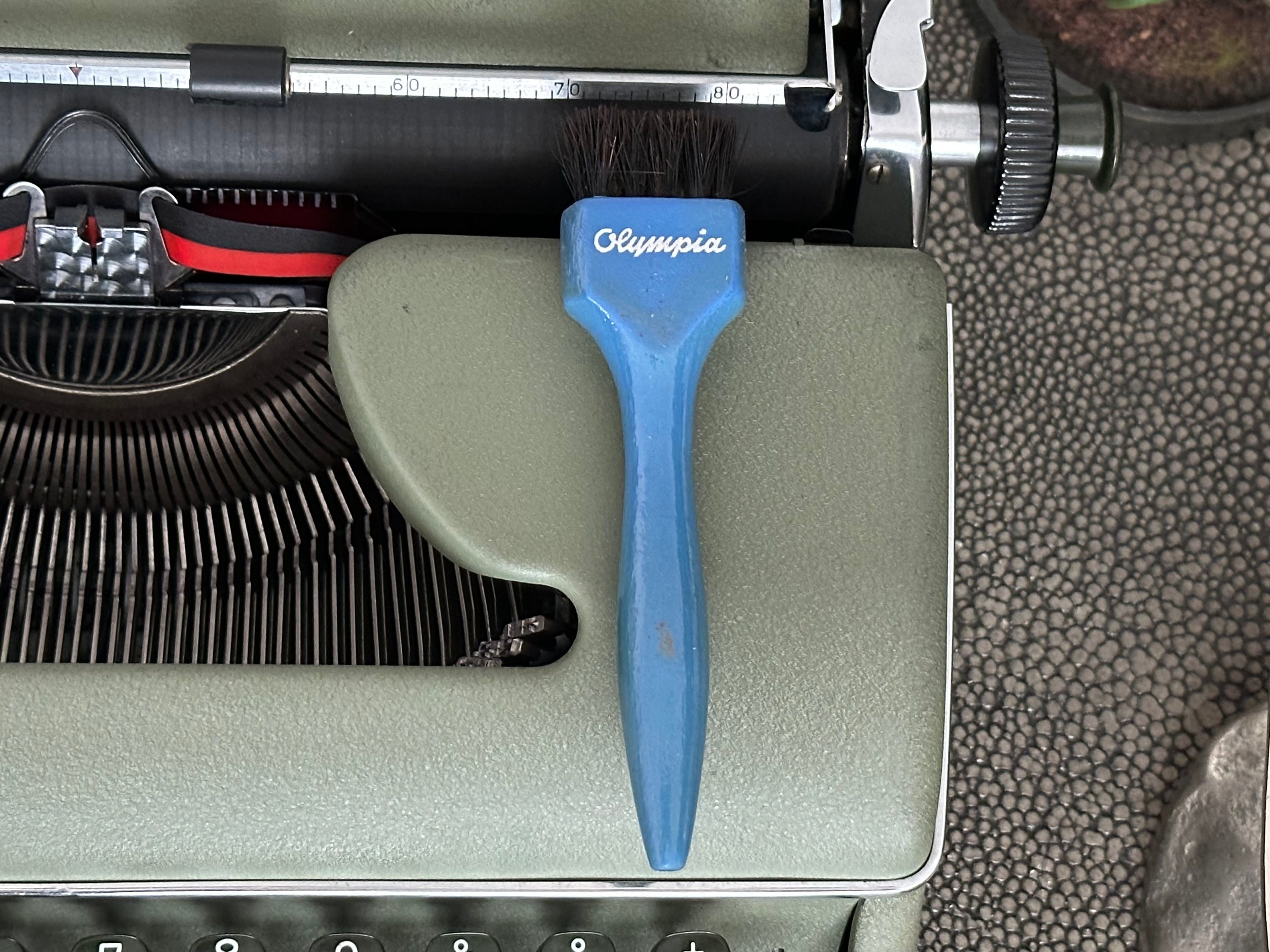 Olympia SM2 Typewriter with Qzerty Layout, 1951, Made in W. Germany, Fully Functional