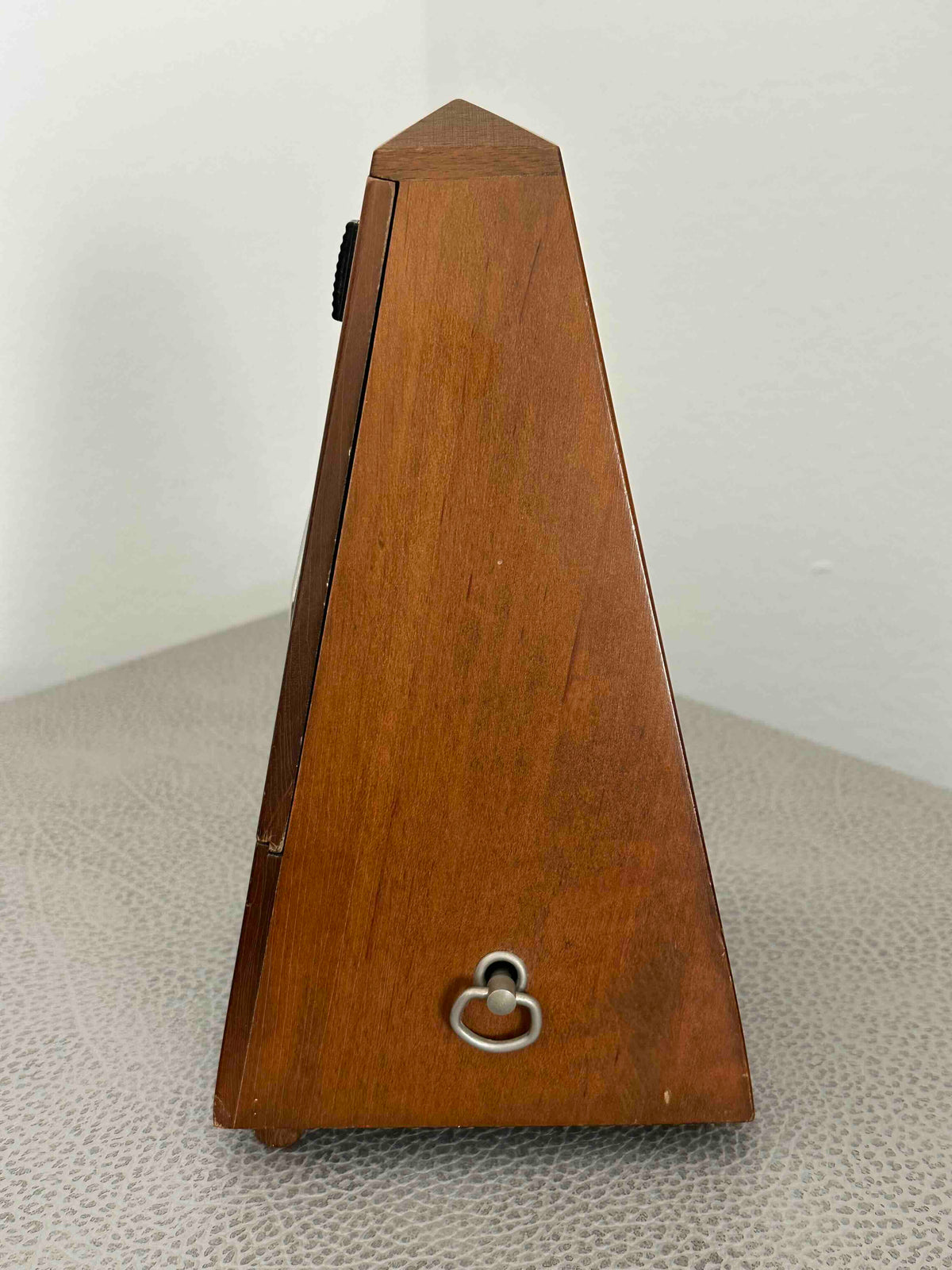 Vintage German Wittner Metronome, 1970s–1980s, Solid Wood Case, Mechanical Wind-Up, Fully Functional