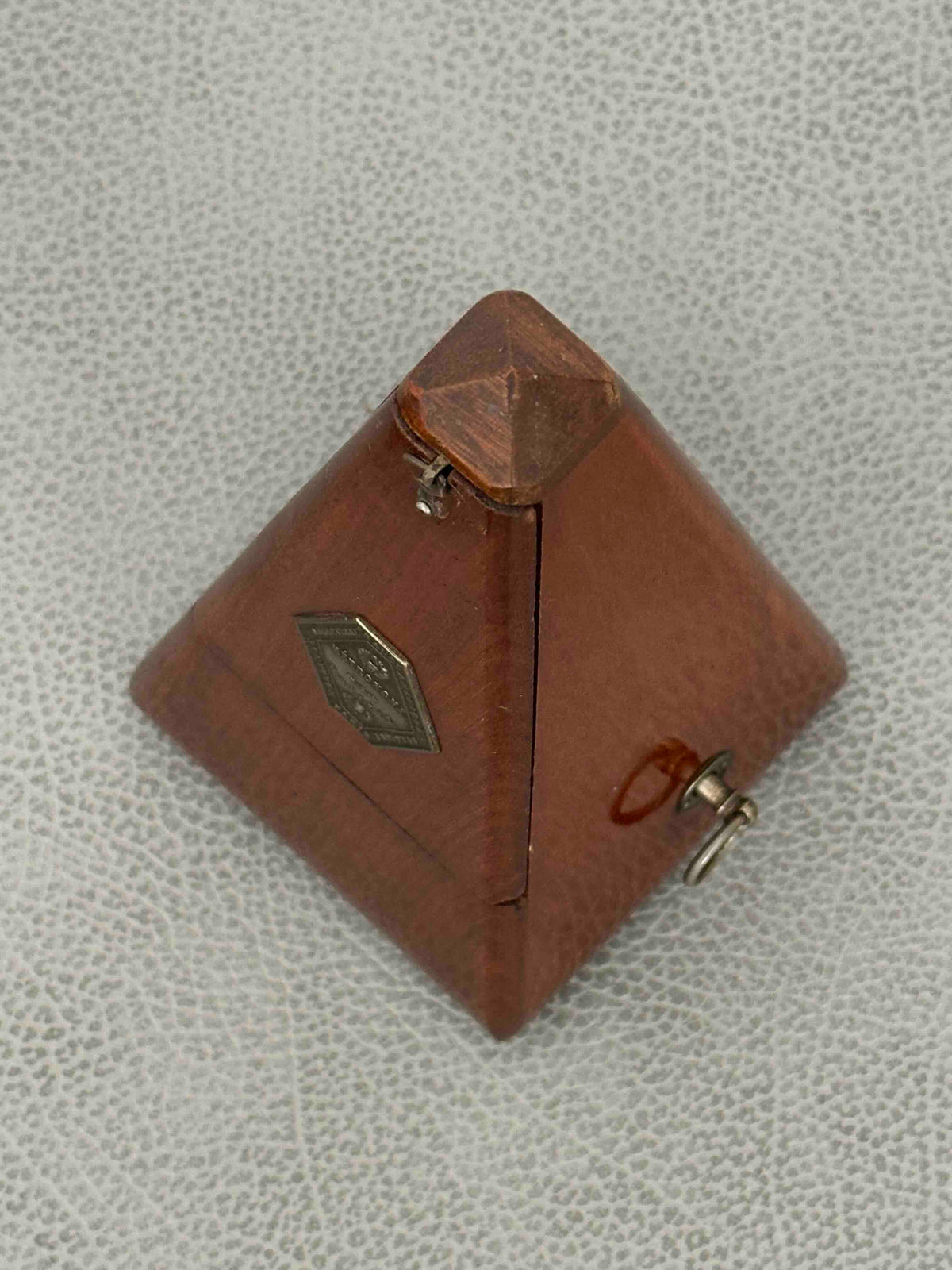 Antique Couesnon & Cie French Metronome, c. 1920s, Maelzel System, Solid Wood Case, Mechanical Wind-Up, Fully Functional
