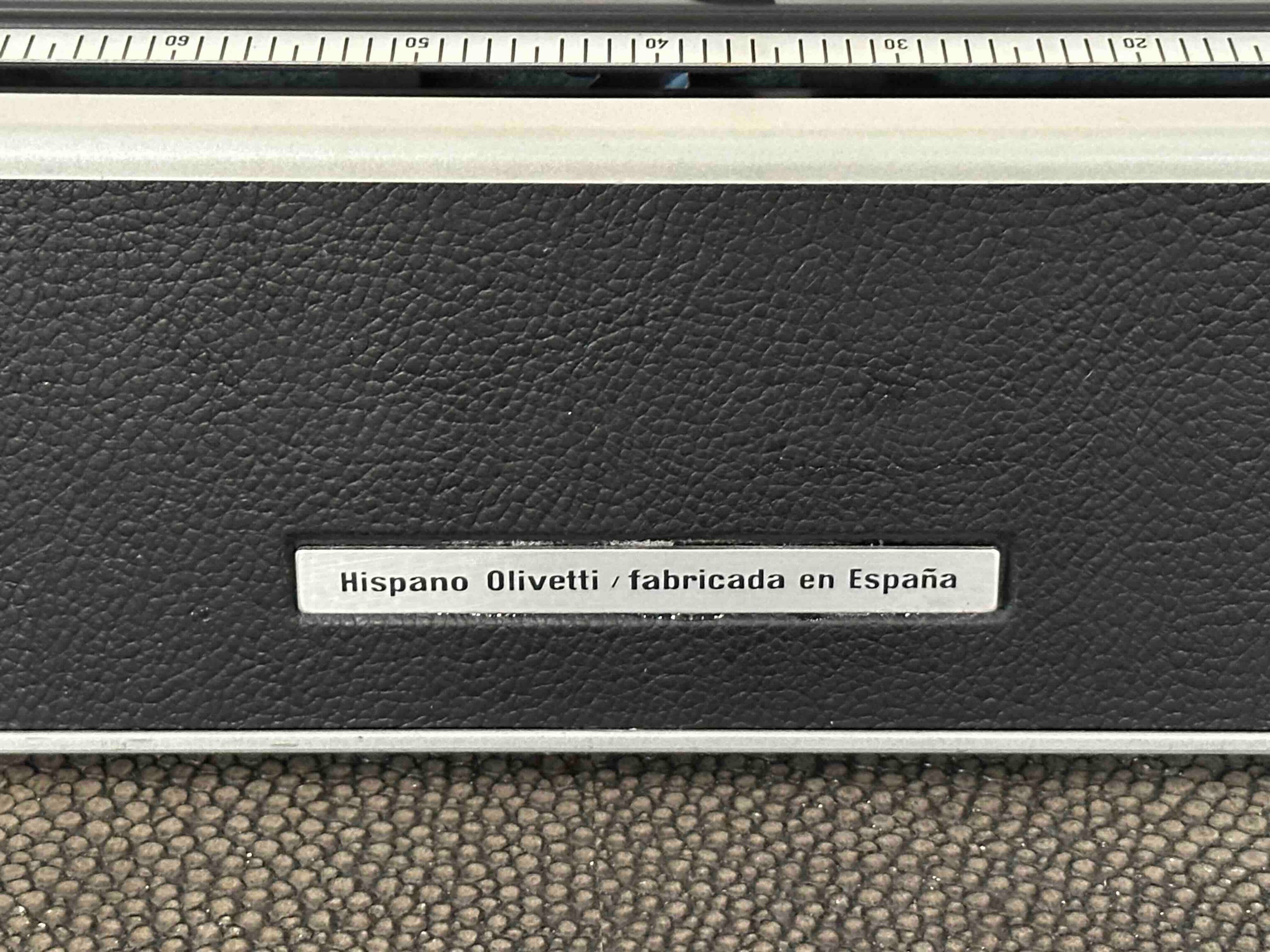 RARE Olivetti Lettera DL Typewriter with Cubic Font, Qwerty Layout, 1970, Fully Functional
