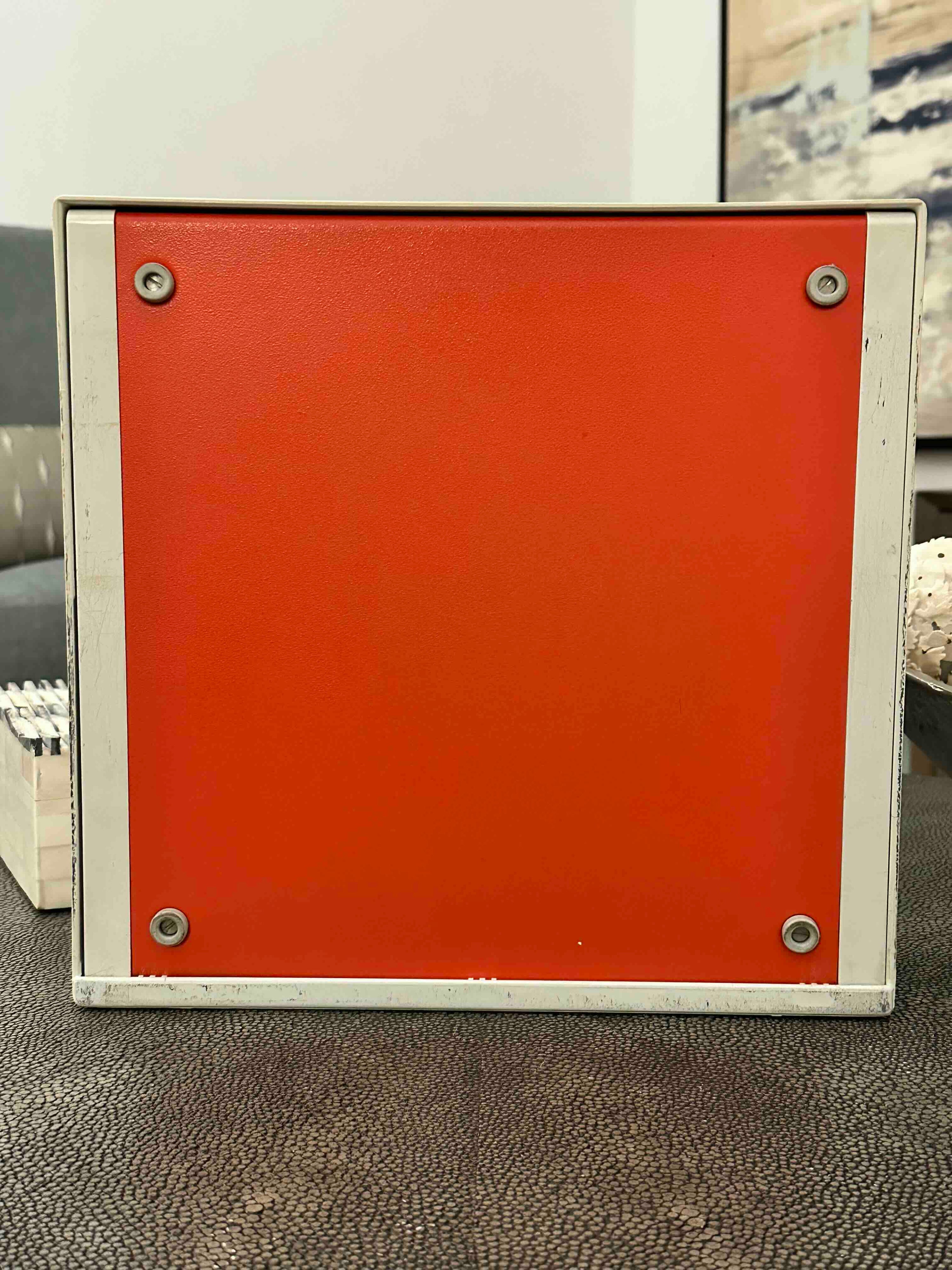 Olympia Traveller de Luxe Typewriter with Qzerty Layout, Red, 1975, Fully Functional