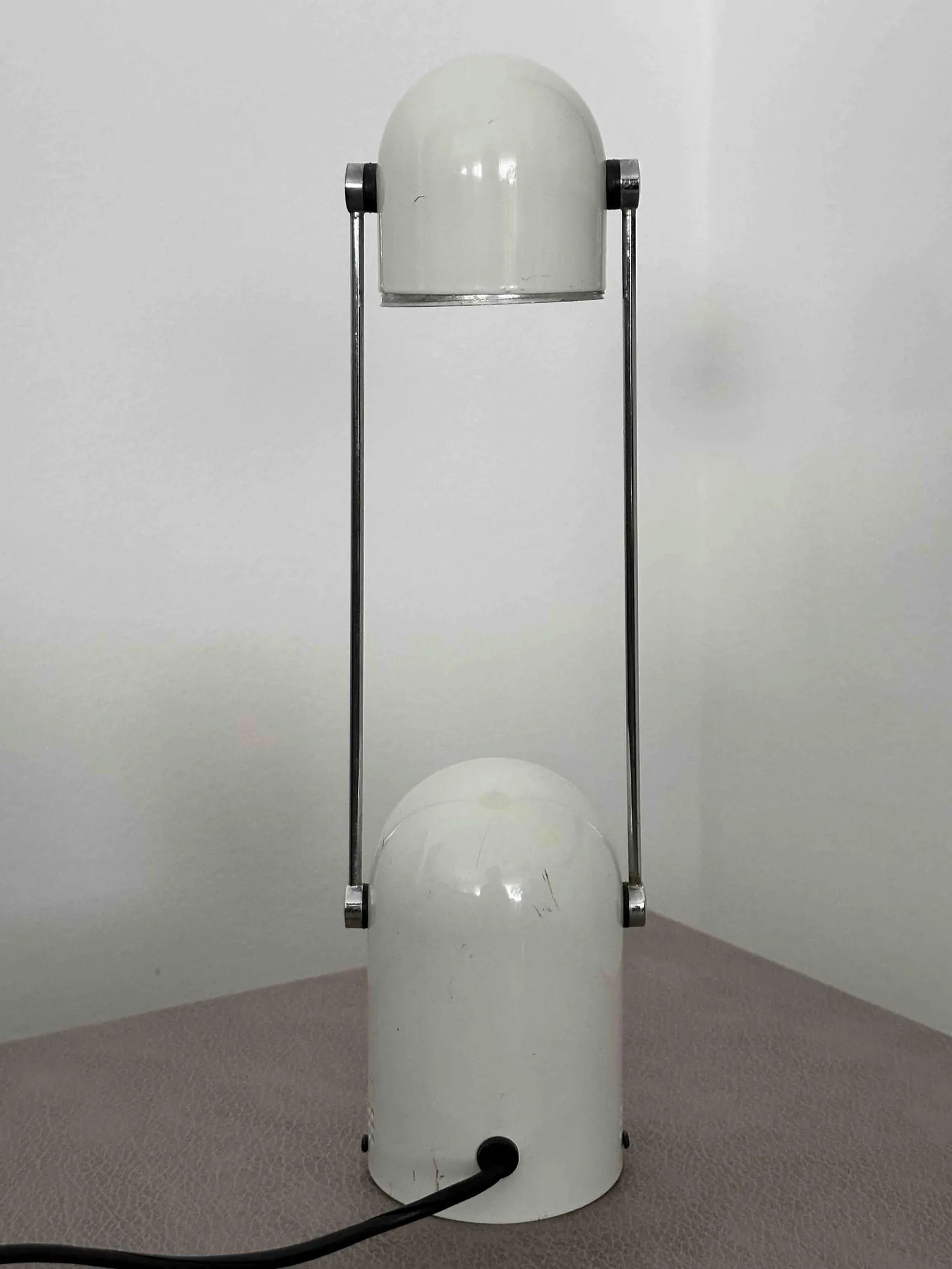 Space Age Desk Lamp by H Rogu Valencia 1970s, Adjustable Spanish Modern Table Lamp
