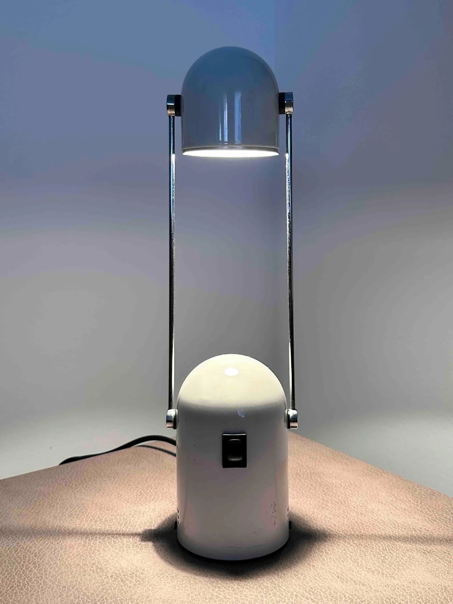 Space Age Desk Lamp by H Rogu Valencia 1970s, Adjustable Spanish Modern Table Lamp