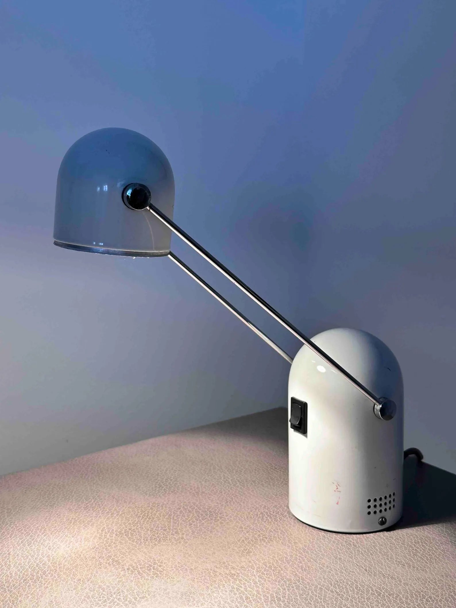 Space Age Desk Lamp by H Rogu Valencia 1970s, Adjustable Spanish Modern Table Lamp