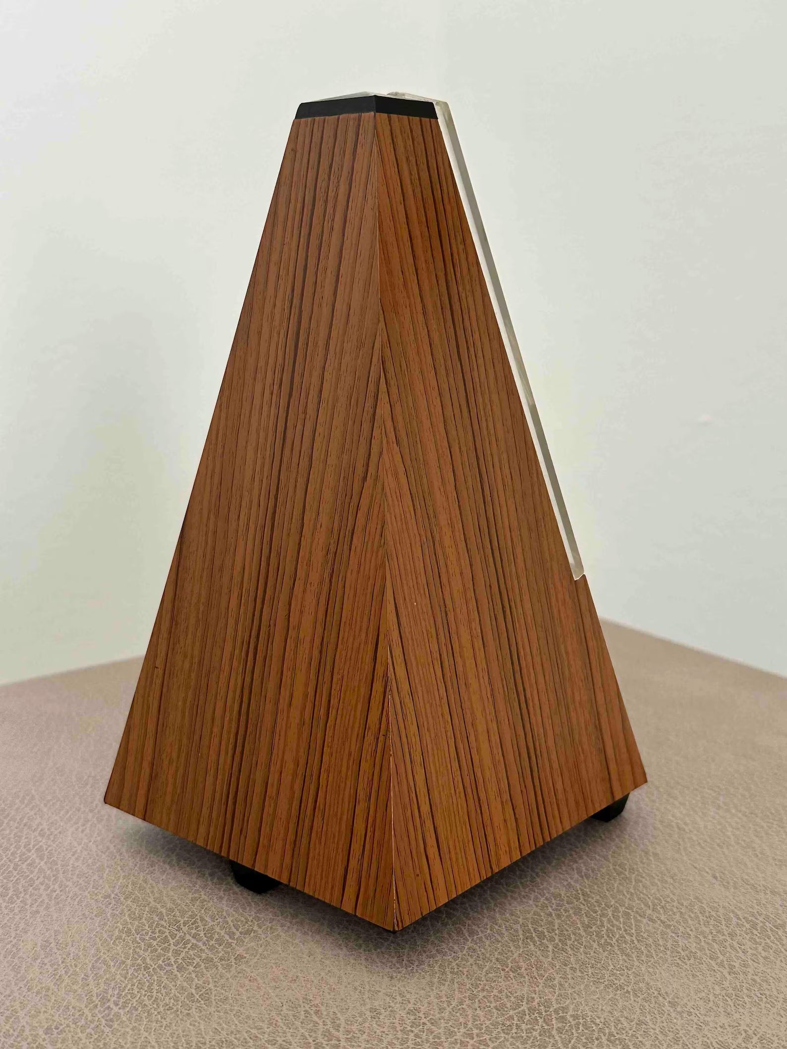 Vintage Wittner Metronome with Bell, West Germany 1980s, Mechanical Wind-Up, Fully Functional