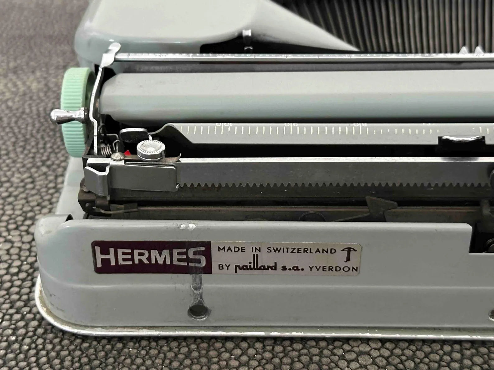 Hermes Baby Typewriter with Azerty Layout, 1963, Made in Switzerland, Fully Functional