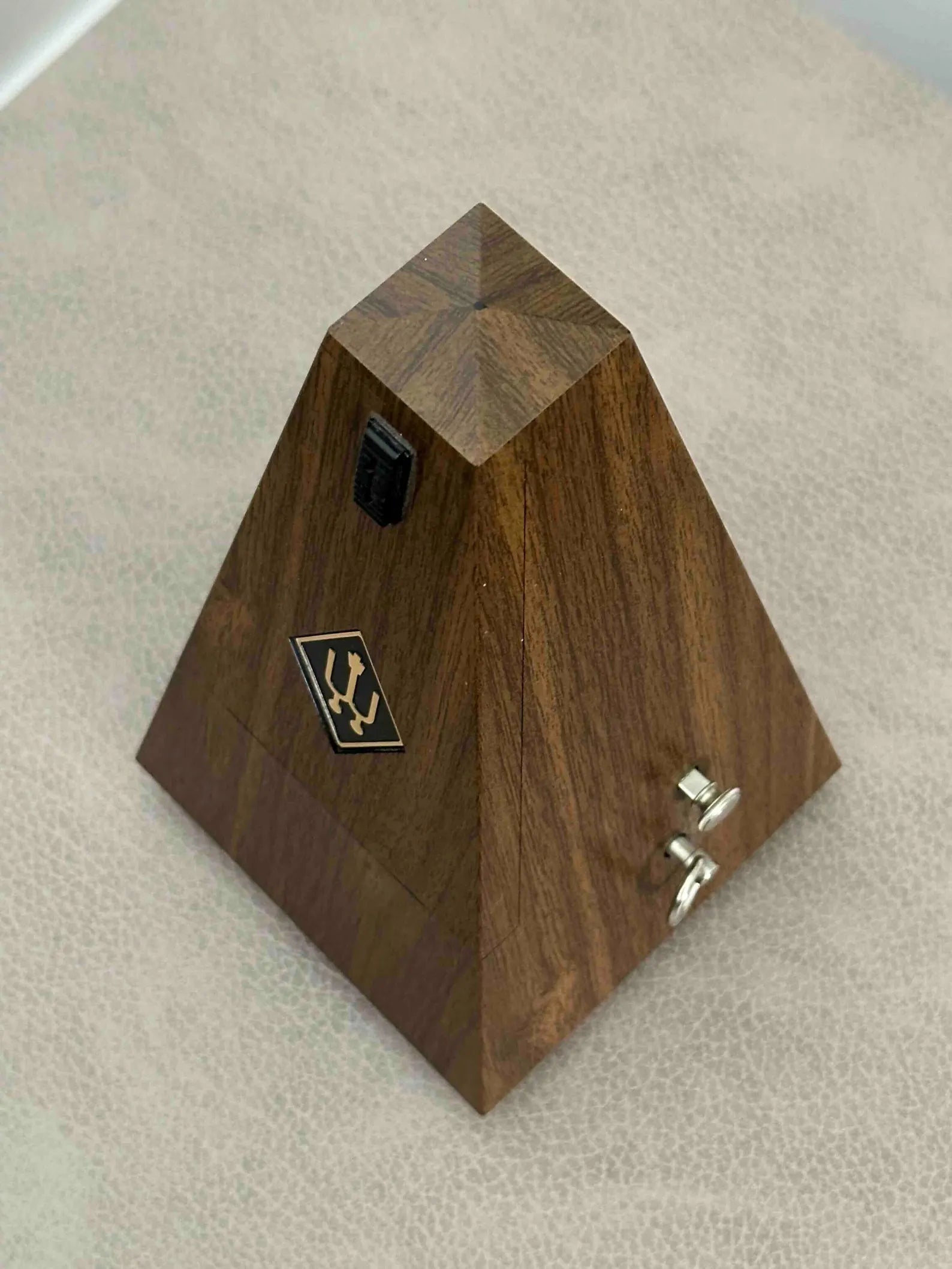 Vintage Wittner Metronome with Bell, West Germany 1980s, Mechanical Wind-Up, Fully Functional