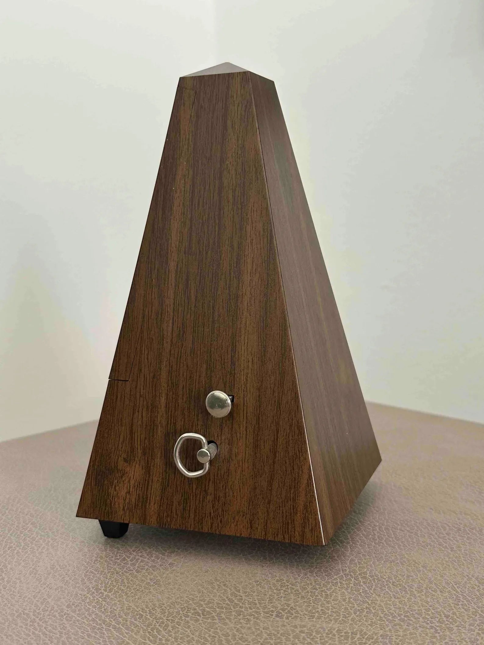 Vintage Wittner Metronome with Bell, West Germany 1980s, Mechanical Wind-Up, Fully Functional